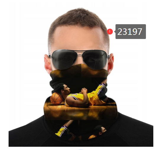 NBA 2021 Los Angeles Lakers #24 kobe bryant 23197 Dust mask with filter->nba dust mask->Sports Accessory